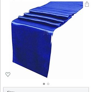 Table runners 12” x 108” satin
